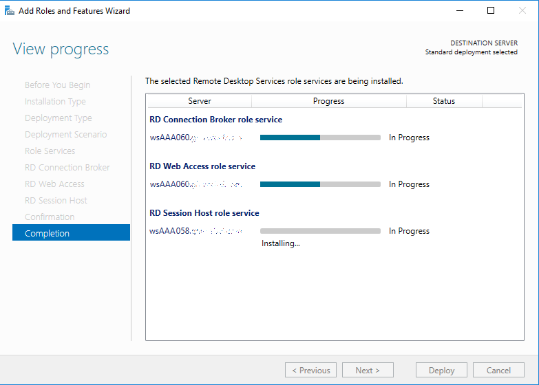 Remote desktop services - 019