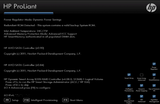 Servers - HP ILO setup