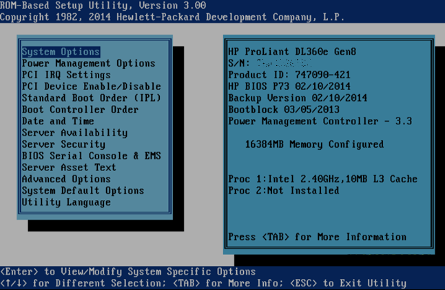 Servers - HP ILO setup