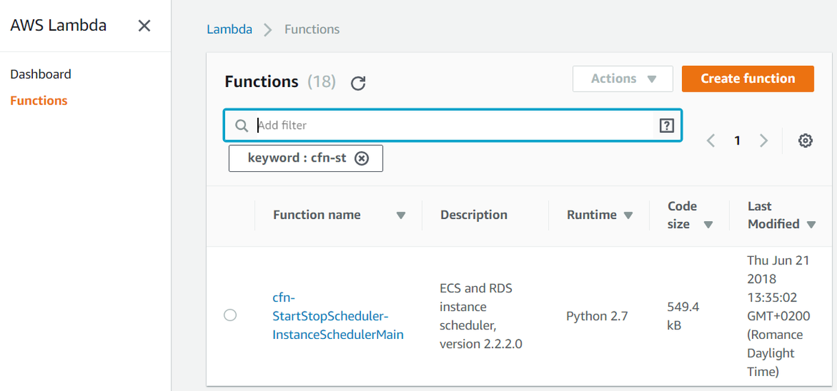 Start-stop AWS instances by a schedule