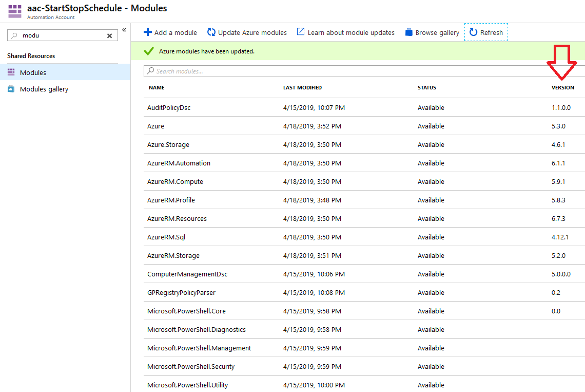 Servers - Start-stop Azure instances by a schedule