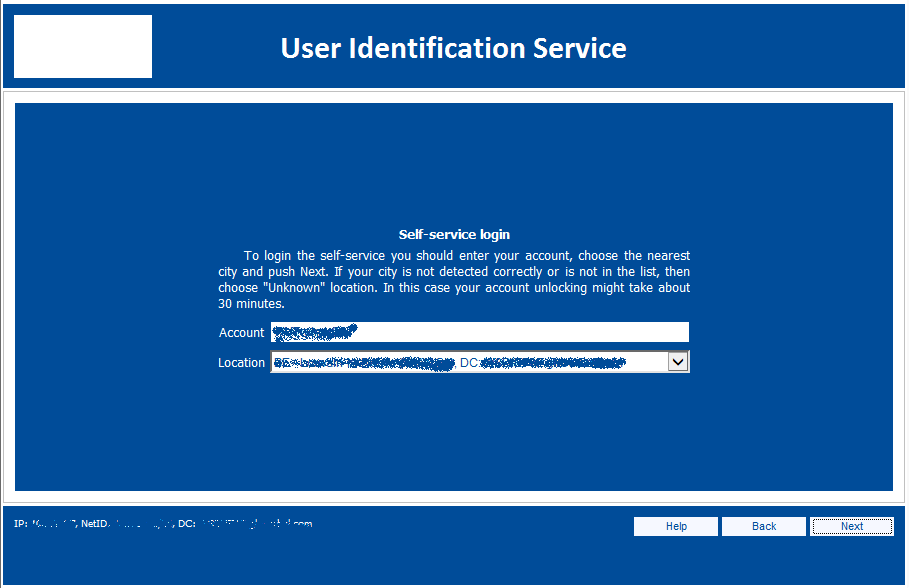 User identification service